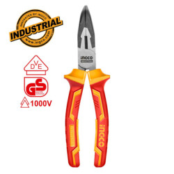 INGCO Μυτοτσίμπιδο Ηλεκτρολόγου VDE 200mm Κυρτό (HIBNP28208)
