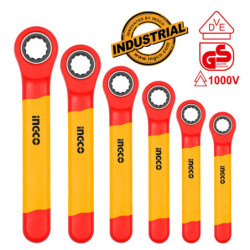 INGCO Πολύγωνα Κλειδιά Καστάνιας Ηλεκτρολόγου VDE Σετ 6 τεμ. (HKISPA0603)