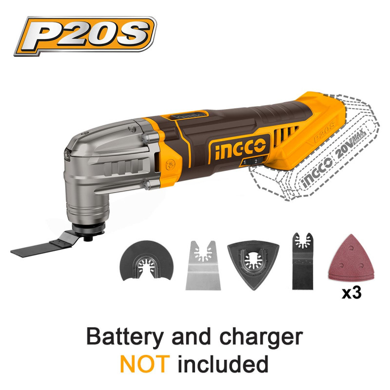 INGCO Πολυεργαλείο Μπαταρίας 20V Li-Ion SOLO (CMLI2022)