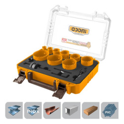 INGCO Ποτηροτρύπανα Bi-Metal Σετ 13 τεμ. 19-64mm (AKH0132)