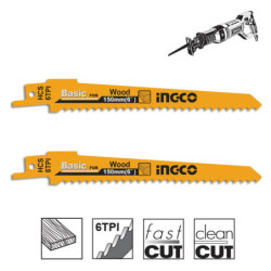 INGCO Πριονόλαμες Σπαθόσεγας Ξύλου 2 τεμ. 150mm (SSB644D)