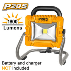 INGCO Προβολέας Μπαταρίας 20V Li-lon SOLO 900-1800 lumen (CWLI2025)