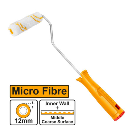 INGCO Ρολό Βαφής Μίνι  4" με Ύψος Ινών 12mm (HRHT281002)