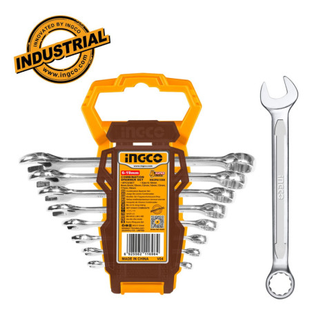 INGCO Σετ 8 τεμ. Γερμανοπολύγωνα 6-19mm (HKSPA1088-I)