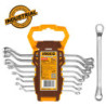 INGCO Σετ 8 τεμ. Πολύγωνα 6-22mm (HKSPA3088)