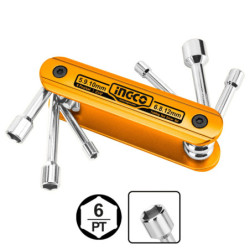 INGCO Σετ Κλειδιά Καρυδάκια τ. Σουγιάς 5-12mm (HFND0601)