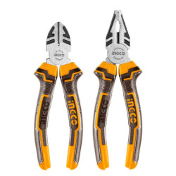 INGCO Σετ Πένσα 180mm και Πλαγιοκόπτης 160mm Basic (HKPS08216)