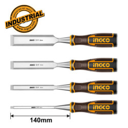INGCO Σκαρπέλα Ξύλου Σετ 4 τεμ. (HKTWC0401)