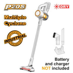 INGCO Σκούπα Stick Cyclone Μπαταρίας 20V Li-Ion SOLO 120W (CVLI20061)