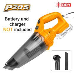 INGCO Σκούπακι Μπαταρίας 20V Li-Ion SOLO 140W (CVLI201261)