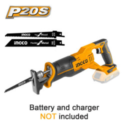 INGCO Σπαθόσεγα Μπαταρίας 20V Li-Ion SOLO (CRSLI1152)