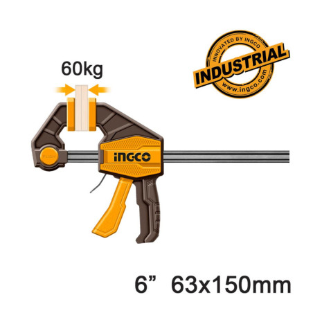 INGCO Σφιγκτήρας Μαραγκών Αυτόματος 6" (HQBC01601)