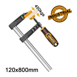 INGCO Σφιγκτήρας Μαραγκών Βαρέος Τύπου 120x800mm (HFC021203)