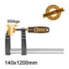INGCO Σφιγκτήρας Μαραγκών Βαρέος Τύπου 140x1200mm (HFC021401)