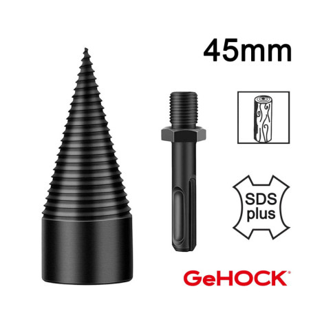 GeHOCK Σχίστης Ξύλου Δραπάνου 45mm SDS plus GeHOCK (WSDS045)