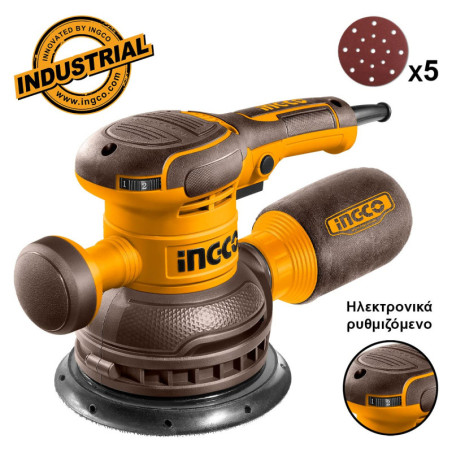 INGCO Τριβείο Έκκεντρο - Περιστροφικό 450W Φ 150mm (RS4516)