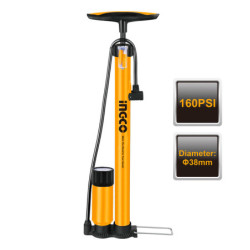 INGCO Τρόμπα Αέρος Χειρός 160 PSI με Μανόμετρο (MPP3811)