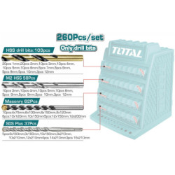 TOTAL ΕΚΘΕΤΗΡΙΟ ΤΡΥΠΑΝΙΩΝ 260ΤΕΜ (TAKD2608M-1)