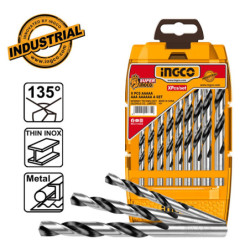 INGCO Τρυπάνια Μετάλλου HSS 2-10mm Σετ 9 τεμ. (AKD1095)