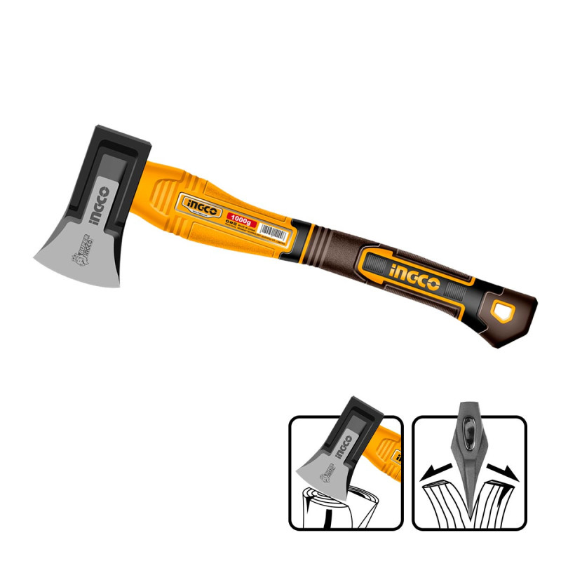 INGCO Τσεκούρι Σχίστης 1kg (HAX0811000F)