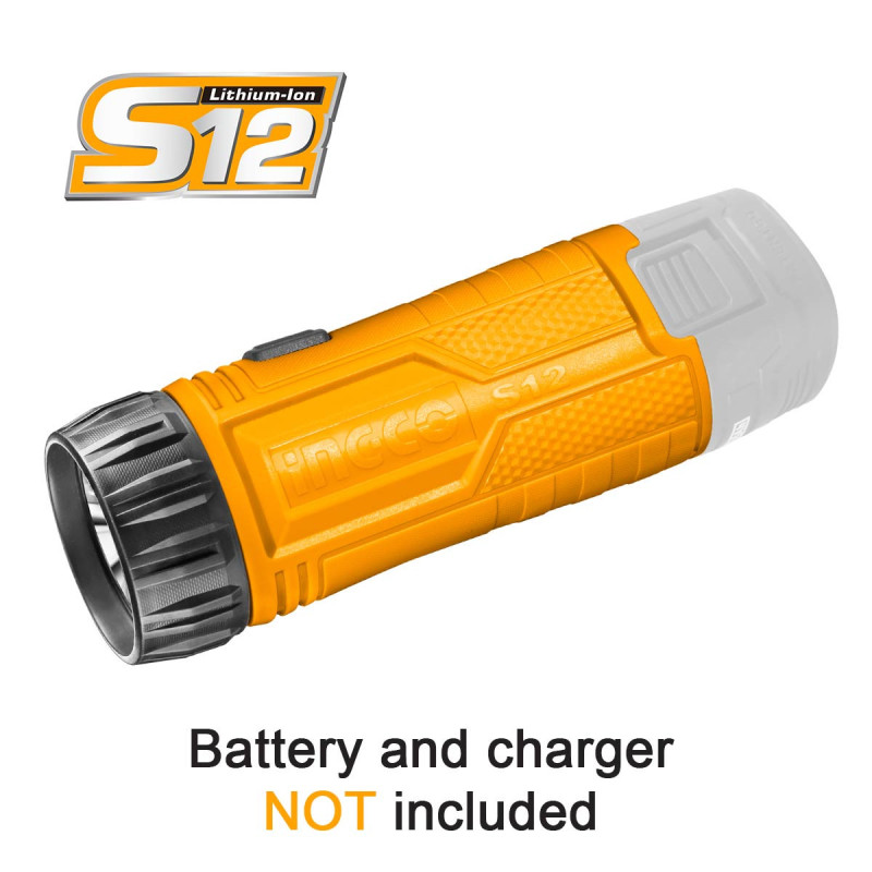 INGCO Φακός Μπαταρίας 12V Li-Ion SOLO 100 lumen (CWLI1223)