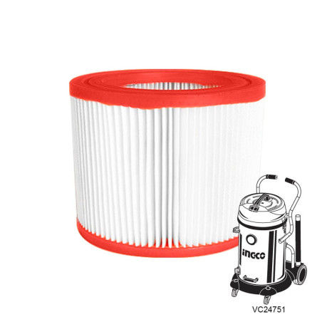 INGCO Φίλτρο Σκούπας Air-inlet HEPA για VC24751 (VCAIHP03)