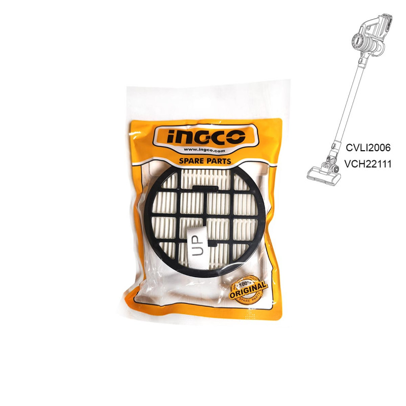 INGCO Φίλτρο Σκούπας Air-inlet HEPA για VCH22111 και CVLI2006 (VCH22111.HEPA)