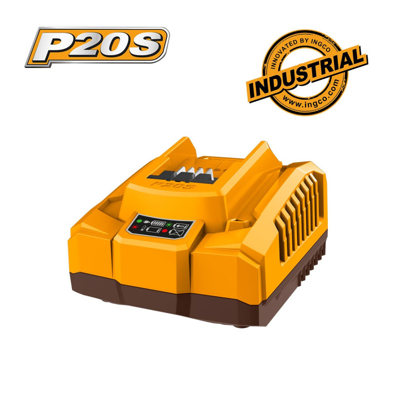 INGCO Φορτιστής Μπαταρίας 20V 4Α (FCLI20411E)