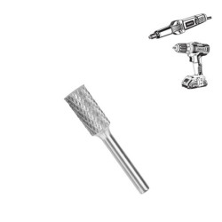 INGCO Φρέζα Καρβιδίου Βολφραμίου Κυλινδρικό με Κοπή στην Άκρη Φ 6mm (HRRC0601)