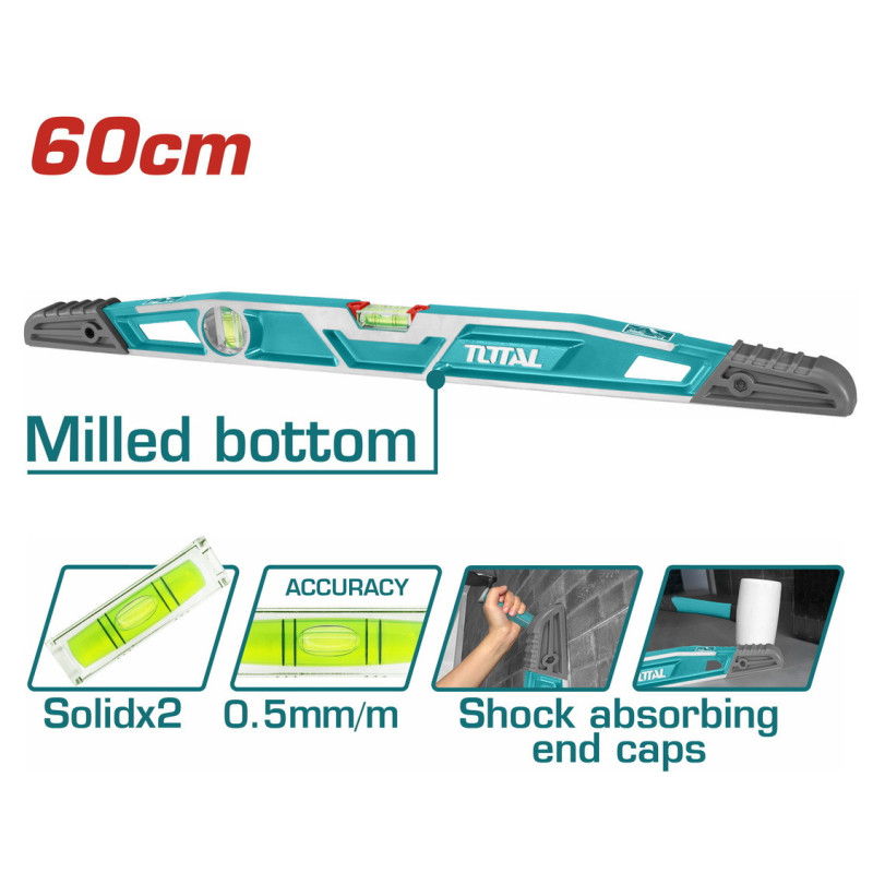 TOTAL ΑΛΦΑΔΙ ΑΛΟΥΜΙΝΙΟΥ Β.Τ ΚΤΙΣΤΩΝ 60cm (TMT221606)