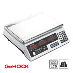 GeHOCK Ψηφιακή Επιτραπέζια Ζυγαριά έως 40kg Λευκή GeHOCK (PCS0401)