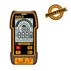 INGCO Ψηφιακό Πολύμετρο 600V True RMS με Μέτρηση AC/DC/ Αντίστασης/ Χωρητικότητας/ Συχνότητας/ NCV (DM16004)