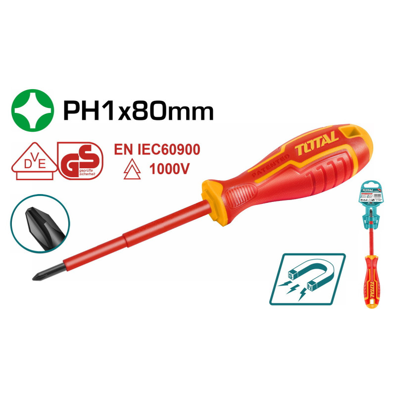 TOTAL ΚΑΤΣΑΒΙΔΙ ΜΑΓΝ. ΣΤΑΥΡΟΥ 1000V PH1 X 80 (THTISPH180)