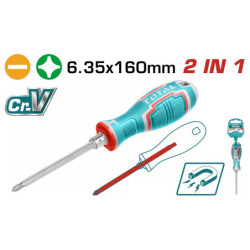 TOTAL ΚΑΤΣΑΒΙΔΙ ΜΑΓΝ. ΔΙΠΛΟ PH2 + SL6.3 X 160 (THT250206)