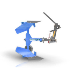 Αναστρεφόμενο μονόυνο άροτρο- αλέτρι 10άρι με μοχλό μηχανικής περιστροφής για μικρά τρακτέρ MOA10-RM