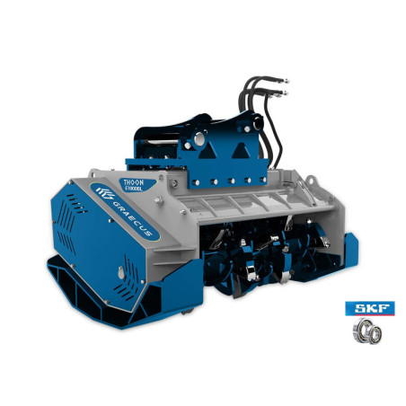 Υδραυλικός δασικός καταστροφέας με σύστημα bite limiter – κεφαλή για μηχανήματα έργου (εκσκαφέα) THOON E1000BL