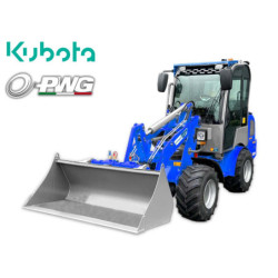 Σπαστός τροχοφόρος φορτωτής 4×4 4WD | Μέγιστη ανύψωση 2.7m | Ικανότητα φόρτωσης έως 0.9Τ | Καμπίνα | Υδροστατικό σαζμάν | STAGE V | LD10 HST Cab