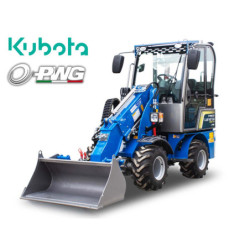 Μίνι τηλεσκοπικός υδροστατικός τροχοφόρος φορτωτής με καμπίνα 4x4 4WD | T-LD07 HST Cab Kubota