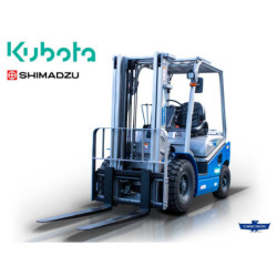Κλάρκ 3.5Τ Kubota STAGE V diesel | Triplex 4500mm | υδραυλική πλάγια μετατόπιση | πιρούνια 1220mm FD35V-Kubota PRO