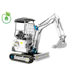Μικρός ερπυστριοφόρος εκσκαφέας 2.0T, ηλεκτρικός, με περιστροφή στην μπούμα, πτυσσόμενες ερπύστριες, πλαϊνούς μοχλούς χειρισμού και γραμμή σφύρας EB20E-PRO Lithium