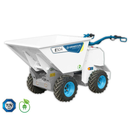 Hλεκτρικό ντάμπερ με ωφέλιμο φορτίο 500kg, ισχύς κινητήρα 3000W/48V και ηλεκτρική ανατροπή E504