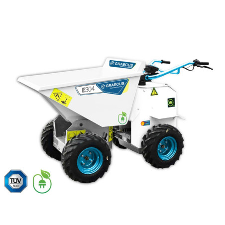 Hλεκτρικό ντάμπερ με ωφέλιμο φορτίο 300kg, ισχύς κινητήρα 3000W/48V και ηλεκτρική ανατροπή E304