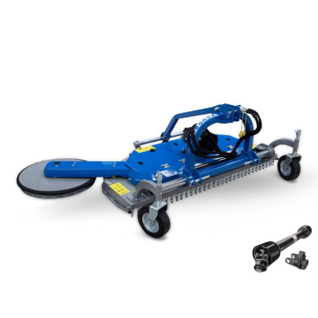 Χορτοκοπτικό με μονό τρελό υδραυλικά μετατοπιζόμενο MTS170-H