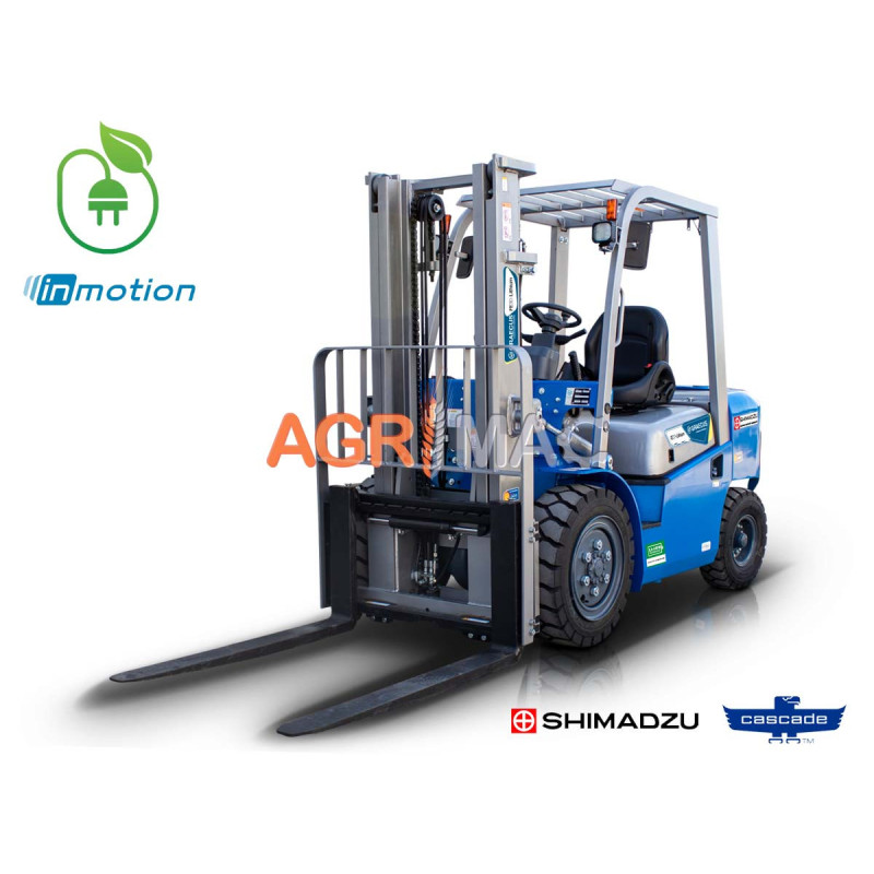 Κλάρκ 2.0Τ ηλεκτρικό με μπαταρία λιθίου | Duplex 3000mm | υδραυλική πλάγια μετατόπιση | πιρούνια 1220mm FE20-Lithium