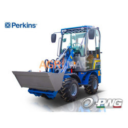 Μίνι σπαστός υδροστατικός τροχοφόρος φορτωτής με καμπίνα 4x4 4WD | LD07 HST Cab Perkins