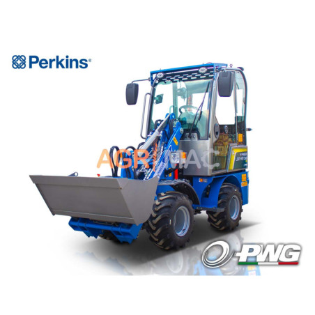 Μίνι σπαστός υδροστατικός τροχοφόρος φορτωτής με καμπίνα 4x4 4WD | LD07 HST Cab Perkins