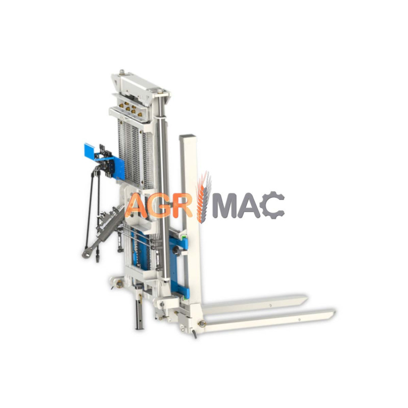 Κλαρκ για τρακτέρ 3 σταδιων με ανύψωση βάρους 1500kg και ύψους 250εκ, υδρ. πλάγια μετατόπιση, υδρ. ρύθμιση μπούμας και χειριστήριο.