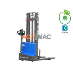 Ηλεκτροκίνητο παλετοφόρο 1.5T| DUPLEX 3000mm| ηλεκτροκίνητη κίνηση 4.2 km/h| μηχάνημα πεζού xειριστή WFE15