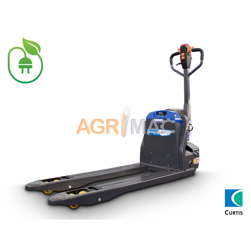 Ηλεκτροκίνητο παλετοφόρο 2.0T| ηλεκτροκίνητη ανύψωση 200mm| ηλεκτροκίνητη κίνηση 4.5 km/h| μηχάνημα πεζού xειριστή WFE20