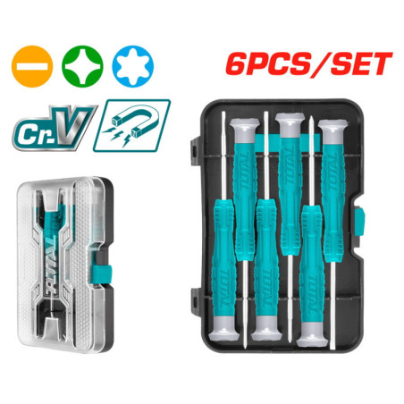 TOTAL ΚΑΤΣΑΒΙΔΙΑ  ΗΛΕΚΤΡΟΝΙΚΩΝ 6ΤΕΜ (THT250PS0601)